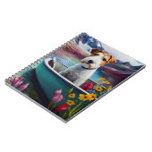 パドルの上のWirefoxテリア：風光明媚な冒険 ノートブック (左側)