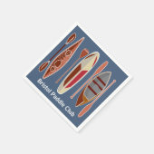 パドルの情熱 スタンダードカクテルナプキン (角)