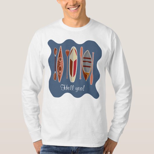 パドルの情熱 Tシャツ (正面)