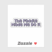 パドルは私に紫の漬物を作らせた シール (シート)