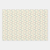 パドルやワッフルボールなどをテーマにしたピックボール! ラッピングペーパーシート (正面2)