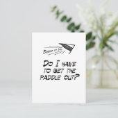 パドルを取り出す必要があるか? ポストカード (スタンド正面)