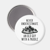 パドルを持った老人 マグネット (正面/裏面)