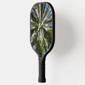 パドルを見上げる ピックルボールラケット (左)