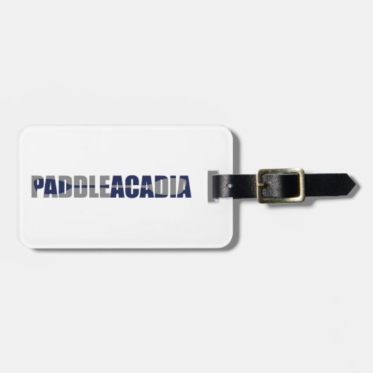 パドルアカディア国立公園カヤックメイン ラゲッジタグ (正面横)