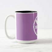 パドルエクスプローラデザイン- 2トーンマグ ツートーンマグカップ (左)