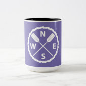 パドルエクスプローラデザイン- 2トーンマグ ツートーンマグカップ (中央)