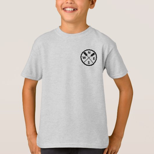 パドルエクスプローラデザイン- Tシャツ (正面)