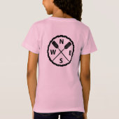 パドルエクスプローラデザイン- Tシャツ (裏面)