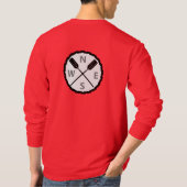 パドルオンエクスプローラーデザイン – メンズベーシック長眠 Tシャツ (裏面)