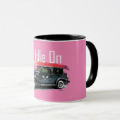 パドルオンクラシック車デザイン – コンボマグカップ マグカップ (正面右)