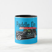 パドルオンクラシック車デザイン – コンボマグカップ マグカップ (中央)