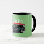 パドルオンクラシック車デザイン – コンボマグカップ マグカップ (正面右)