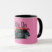 パドルオンクラシック車デザイン – コンボマグカップ マグカップ (正面右)