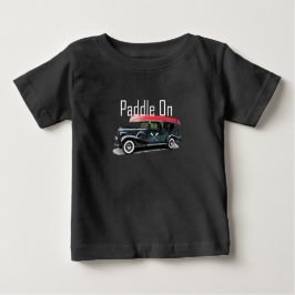 パドルオンクラシック車デザイン-ベビー素晴らしジャージーT- ベビーTシャツ