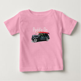 パドルオンクラシック車デザイン-ベビー素晴らしジャージーT- ベビーTシャツ