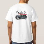 パドルオンクラシック車デザイン – メンズバリューTシャツ Tシャツ (裏面)