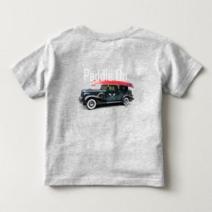パドルオンクラシック車デザイン- Toddler素晴らし Jerse トドラーTシャツ