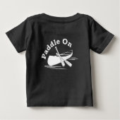 パドルオンデザイン-ベビー素晴らしジャージーTシャツ ベビーTシャツ (裏面)