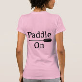 パドルオンデザイン – 女性のベラ+キャンバススリムフィットT Tシャツ (裏面)