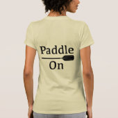 パドルオンデザイン – 女性のベラ+キャンバススリムフィットT Tシャツ (裏面)
