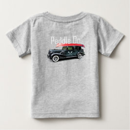 パドルオン クラシックカー デザイン - ベビー ファイン ジェリー T- ベビーTシャツ