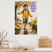 パドルズと雨 ポスター (キッチン)