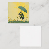 パドルズ&プレイタイム:カブトムシの冒険 ノートカード (正面/裏面)