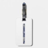 パドルチャタノガテネシーカヤック ラゲッジタグ (裏面縦)