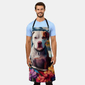 パドルピットブル：風光明媚な冒険 エプロン (着用した状態)