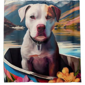 パドルピットブル:風光明媚な冒険 シャワーカーテン (正面)