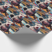 パドルピットブル：風光明媚な冒険 ラッピングペーパー (角)