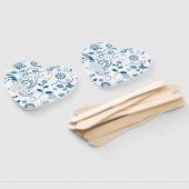 パドルファンブルーフローラ ハンドファン (組立なし)