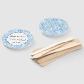 パドルファンブルー真珠ハンドファン ハンドファン (組立なし)