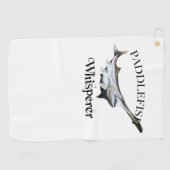 パドルフィッシュウィスパーラライト魚釣りタオル ゴルフタオル (横)