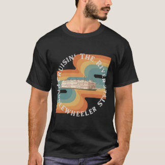 パドルホイーラーで川をクルーズ Tシャツ