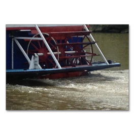 パドルホイールボート読の大人向けフラッシュカード テーブルナンバー