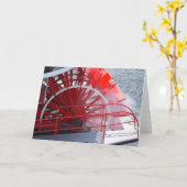 パドルホイール カード (黄色い花)