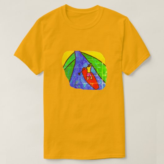 パドルボーディング Tシャツ (デザイン正面)
