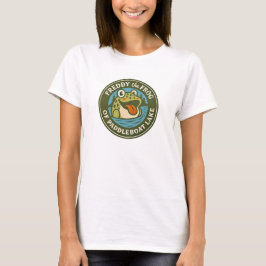 パドルボートの湖のフレディーカエル Women's Tシャツ