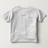 パドルボートの湖の赤ちゃんTシャツ フレディフロッグTシャツ トドラーTシャツ (裏面)