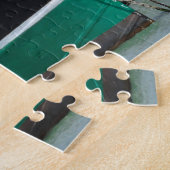 パドルボートミシシッピ。クリスマスの挨拶 ジグソーパズル (側面)