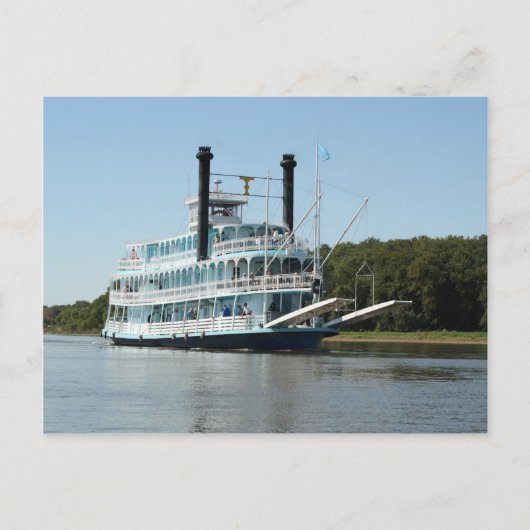 パドルボート&バージ ポストカード (正面)