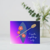 パドルボードと名言 ポストカード (スタンド正面)