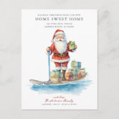 パドルボードサンタクリスマスムービングアナウンス 案内ポストカード (正面)