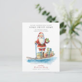 パドルボードサンタクリスマスムービングアナウンス 案内ポストカード (スタンド正面)