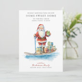 パドルボードサンタクリスマスムービングアナウンス 案内状 (スタンド正面)