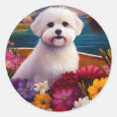 パドルマルチーズ：風光明媚な冒険 ラウンドシール (正面)