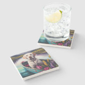 パドルラブラドール：風光明媚な冒険 ストーンコースター (横)