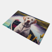 パドルラブラドール:風光明媚な冒険 ドアマット (アングル)